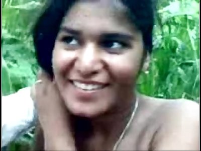 indian girl in forest getting naked with infront of 2 guys