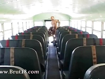 brutal sex on the school bus with teenie
